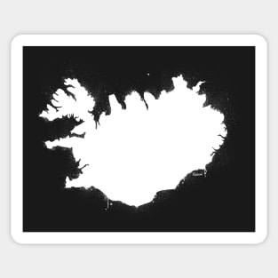 Iceland White Sticker